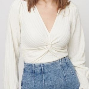 Twist front blouse NWT | Dynamite